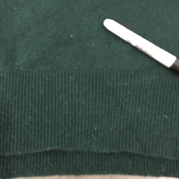 EQUIPMENT Dark Green 100% Cashmere Knit Pullover Sweater - Picture 11 of 12